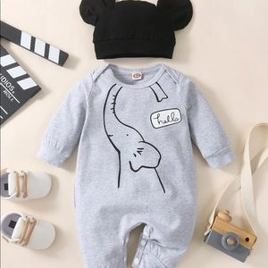 Baby boy elephants outfit